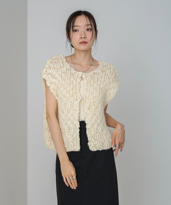 ハンドニットベスト