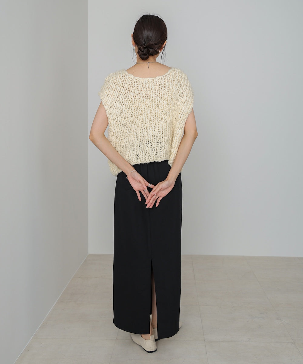 ハンドニットベスト