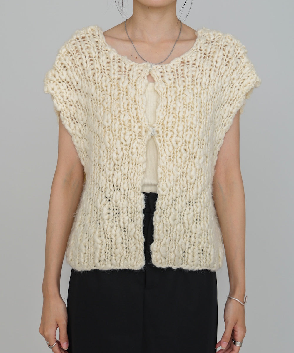 ハンドニットベスト
