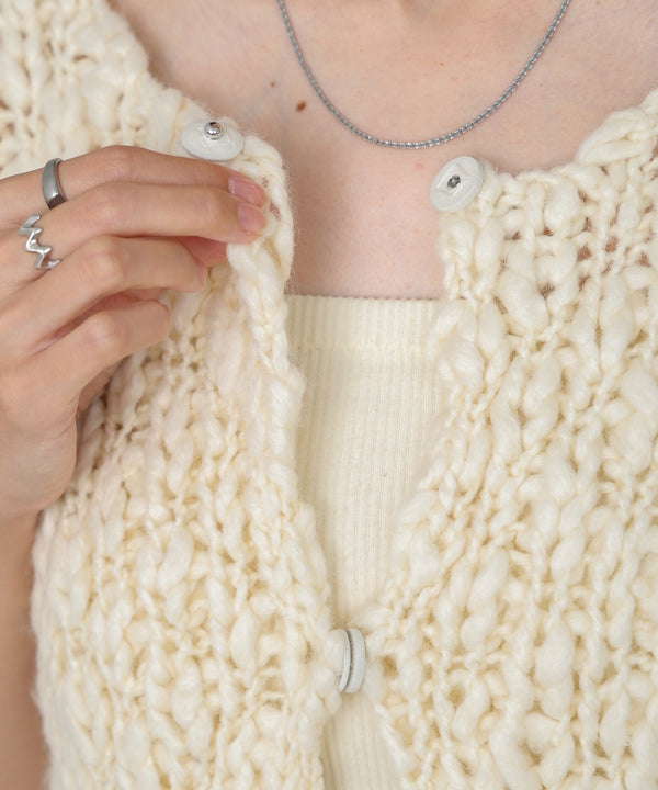 ハンドニットベスト