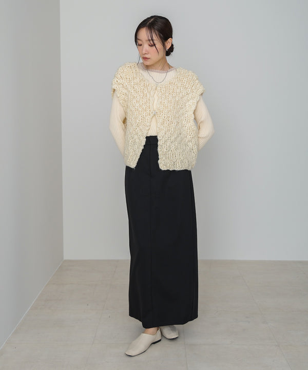 ハンドニットベスト