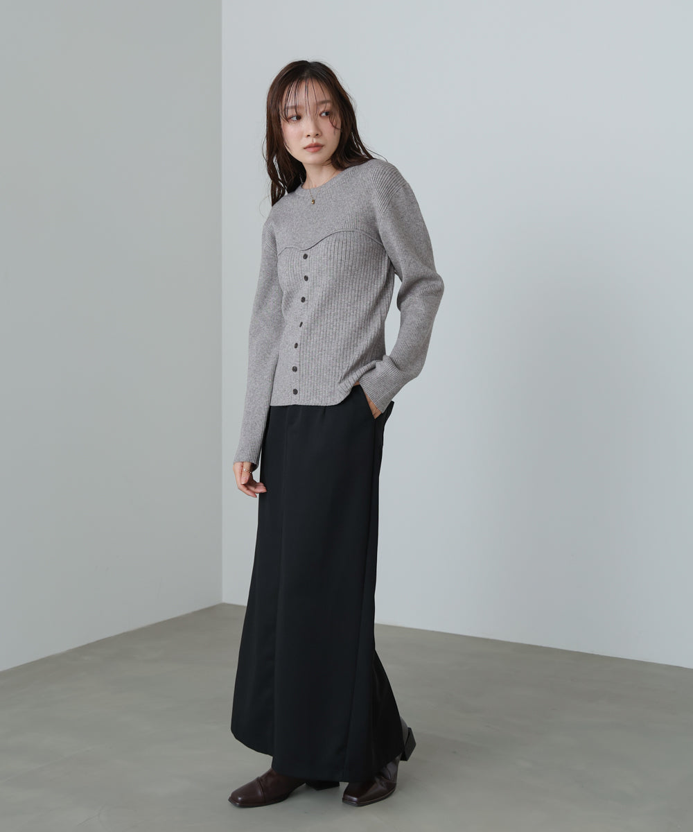 ビスチェライクニットトップス