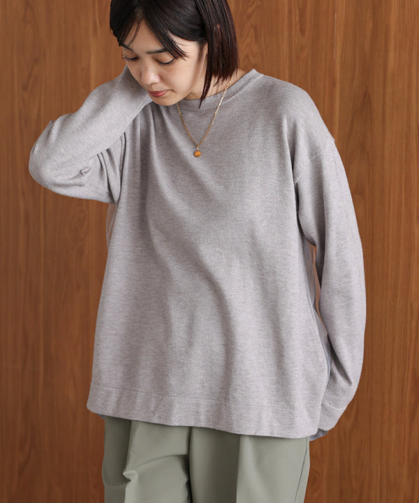 バックチュールニット