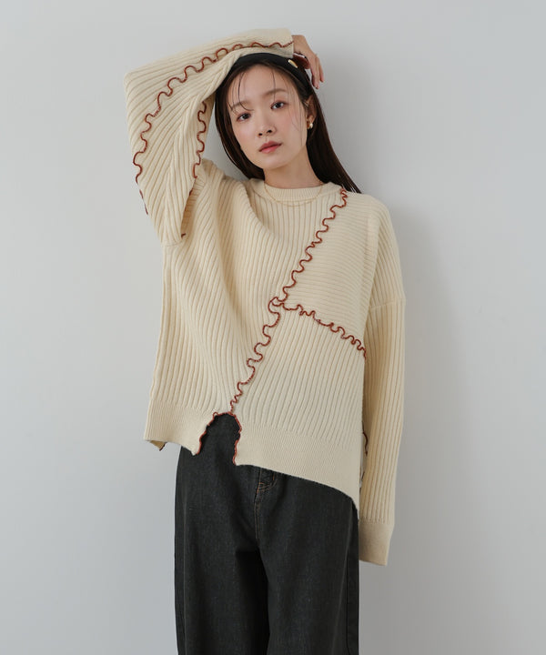 ランダムメロウニットトップス