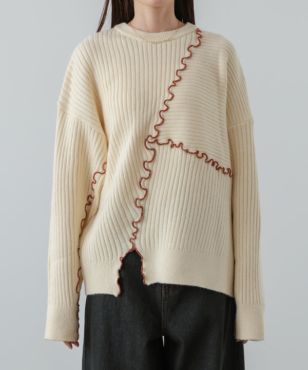 ランダムメロウニットトップス