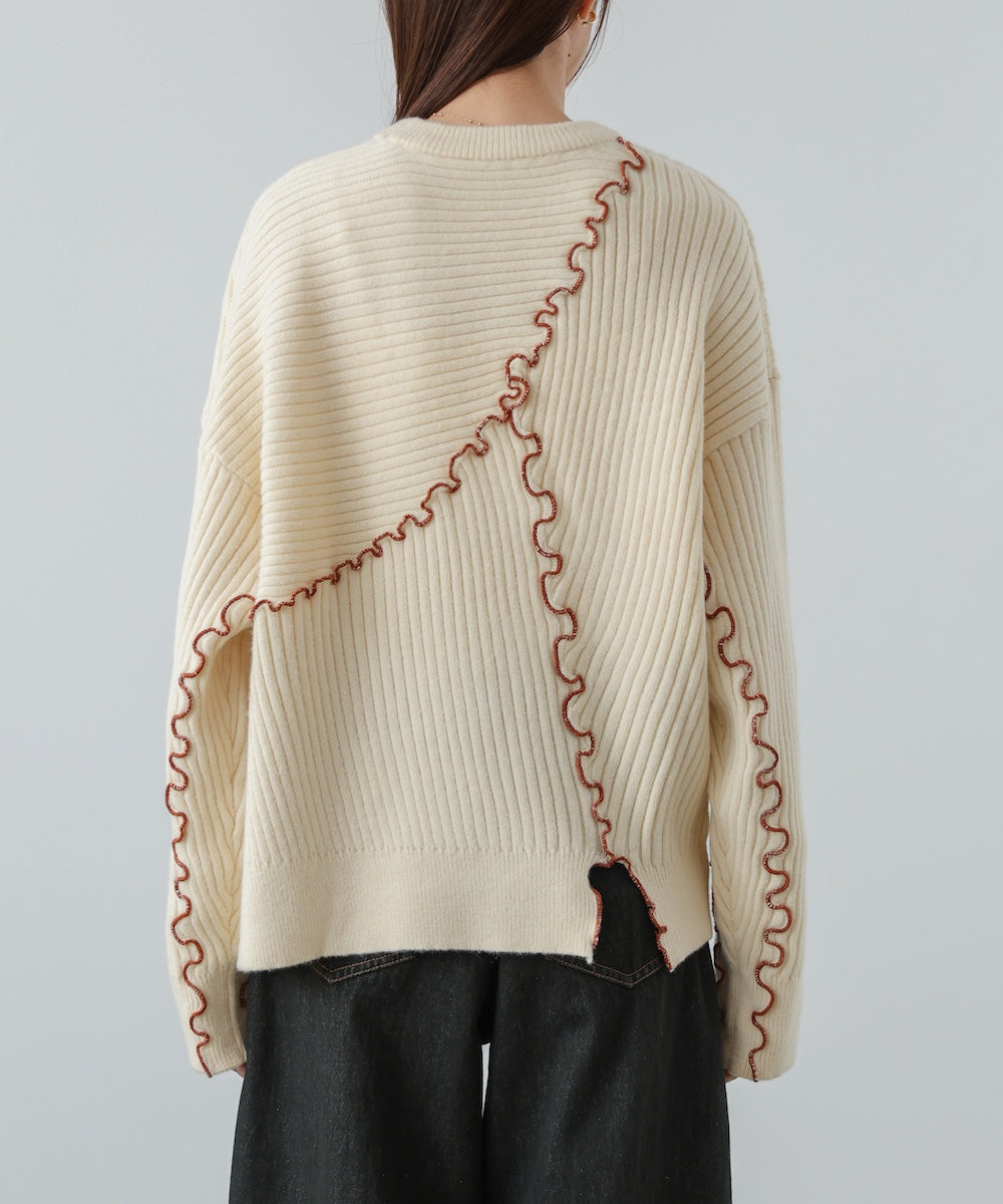 ランダムメロウニットトップス