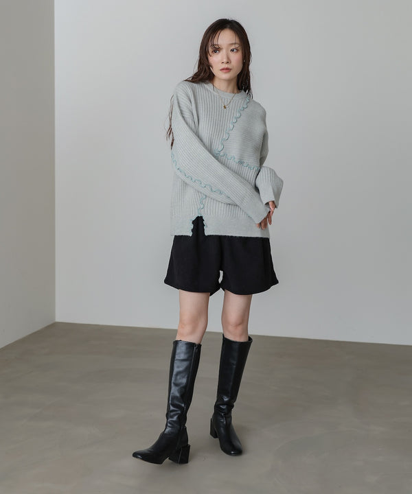 ランダムメロウニットトップス