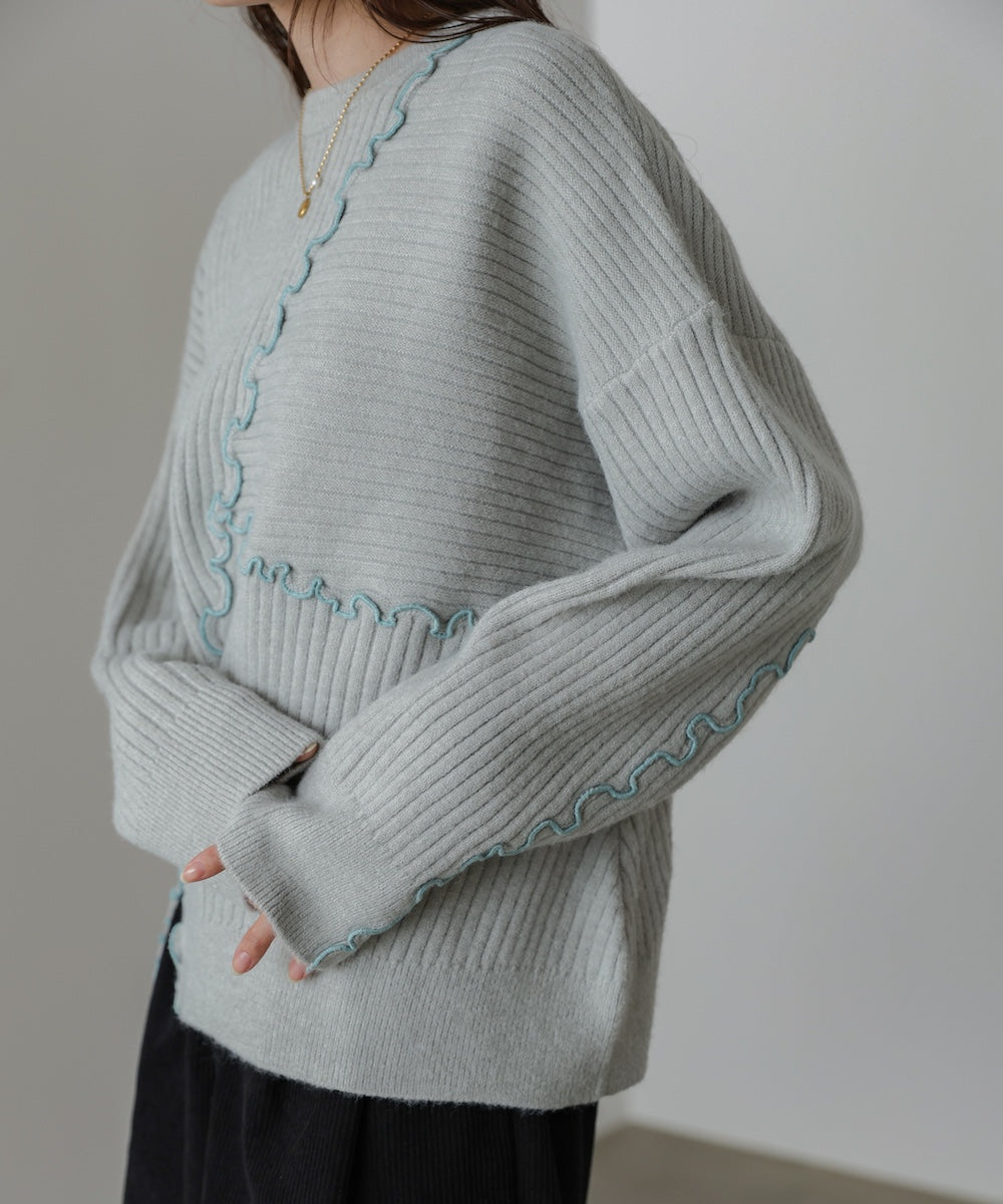 ランダムメロウニットトップス