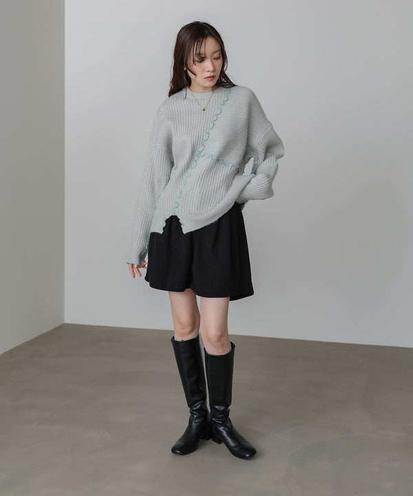 ランダムメロウニットトップス