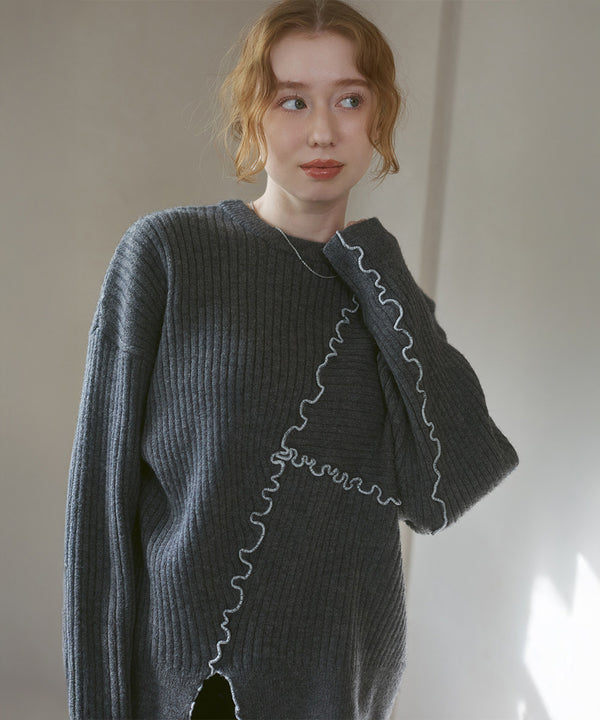 ランダムメロウニットトップス