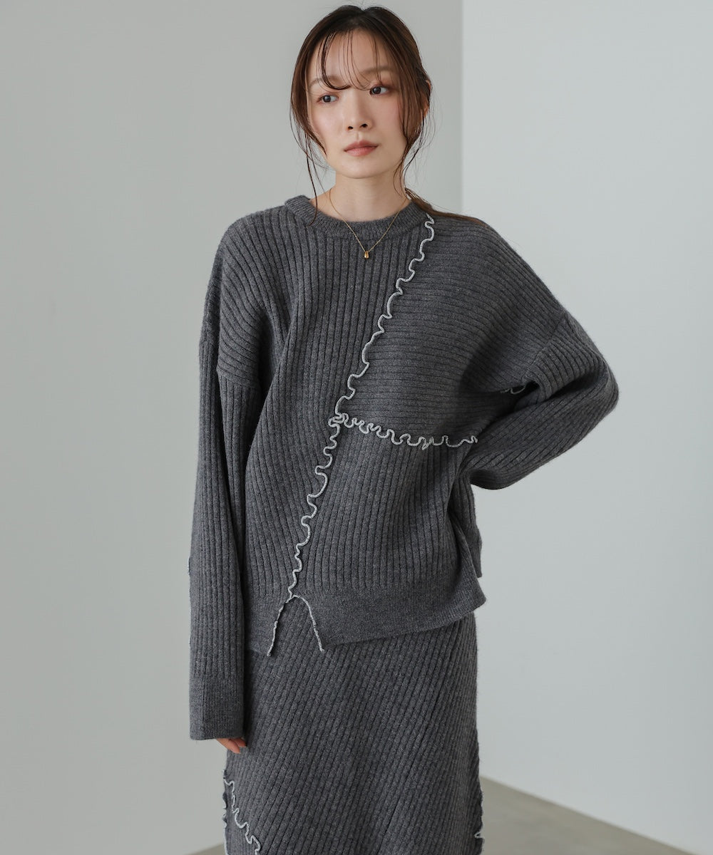 ランダムメロウニットトップス