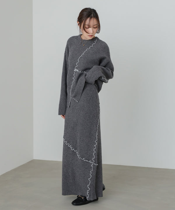 ランダムメロウニットトップス