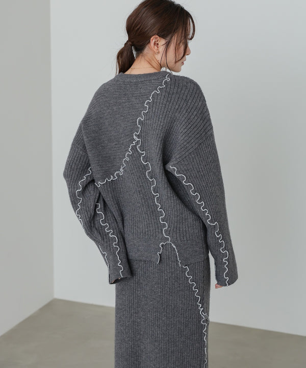 ランダムメロウニットトップス