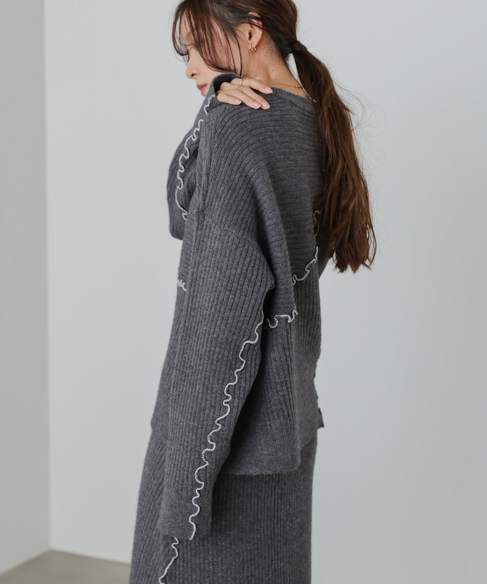 ランダムメロウニットトップス