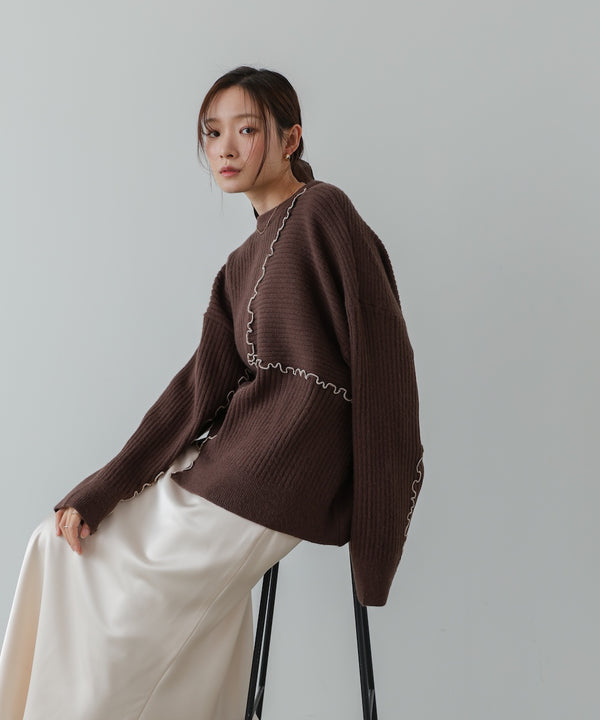 ランダムメロウニットトップス