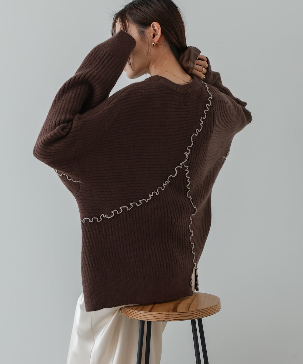 ランダムメロウニットトップス