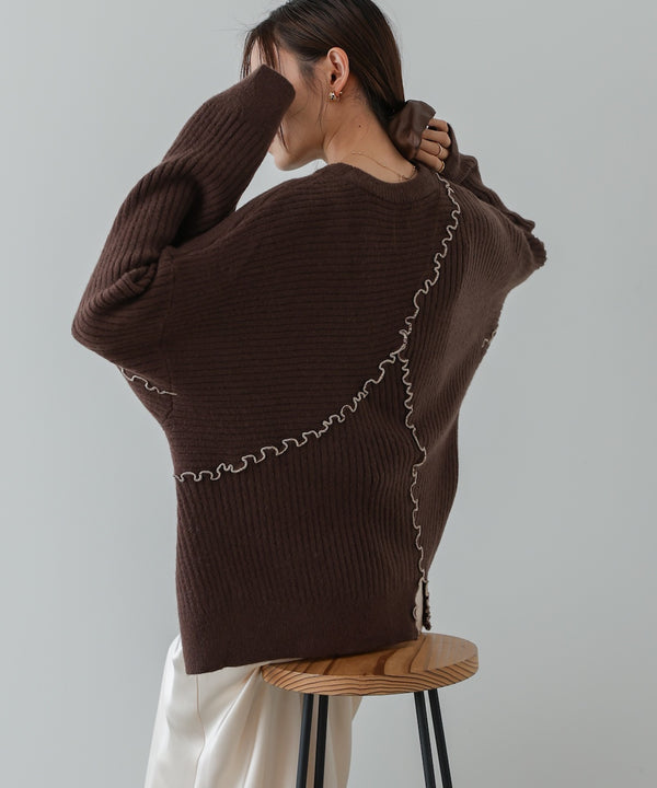 ランダムメロウニットトップス