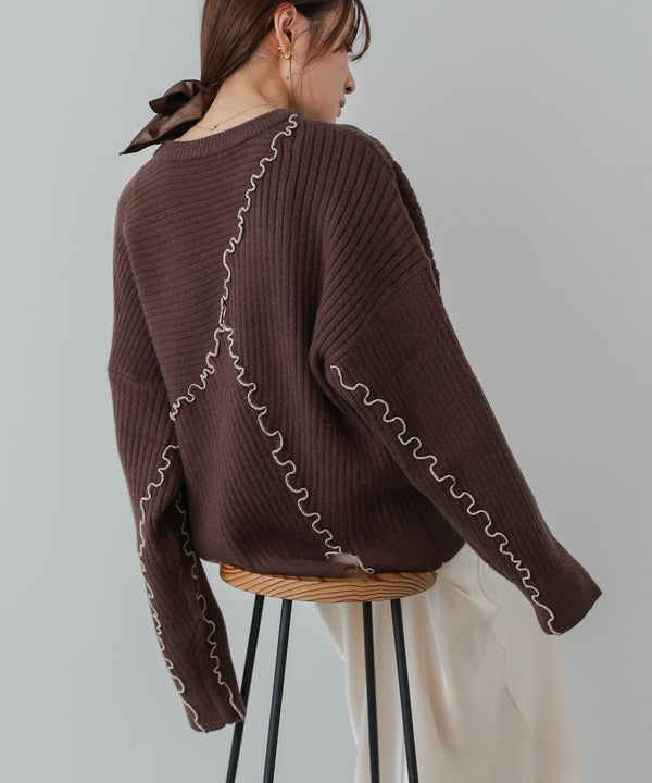 ランダムメロウニットトップス