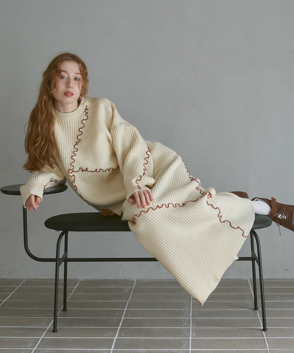 ランダムメロウニットスカート