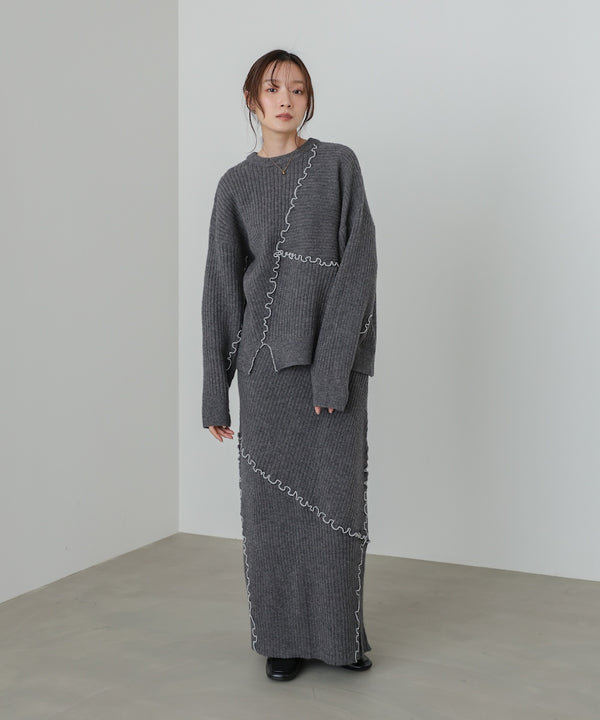 ランダムメロウニットスカート