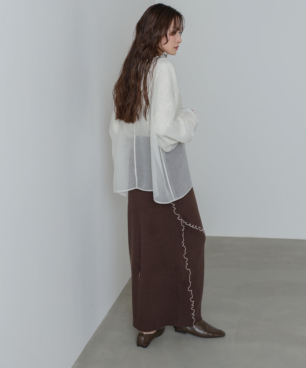 ランダムメロウニットスカート