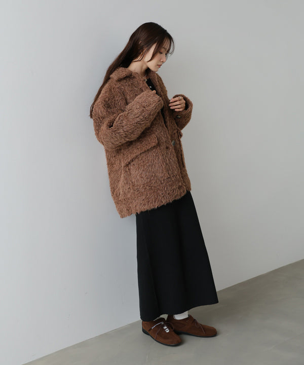 シャギーミドルアウター