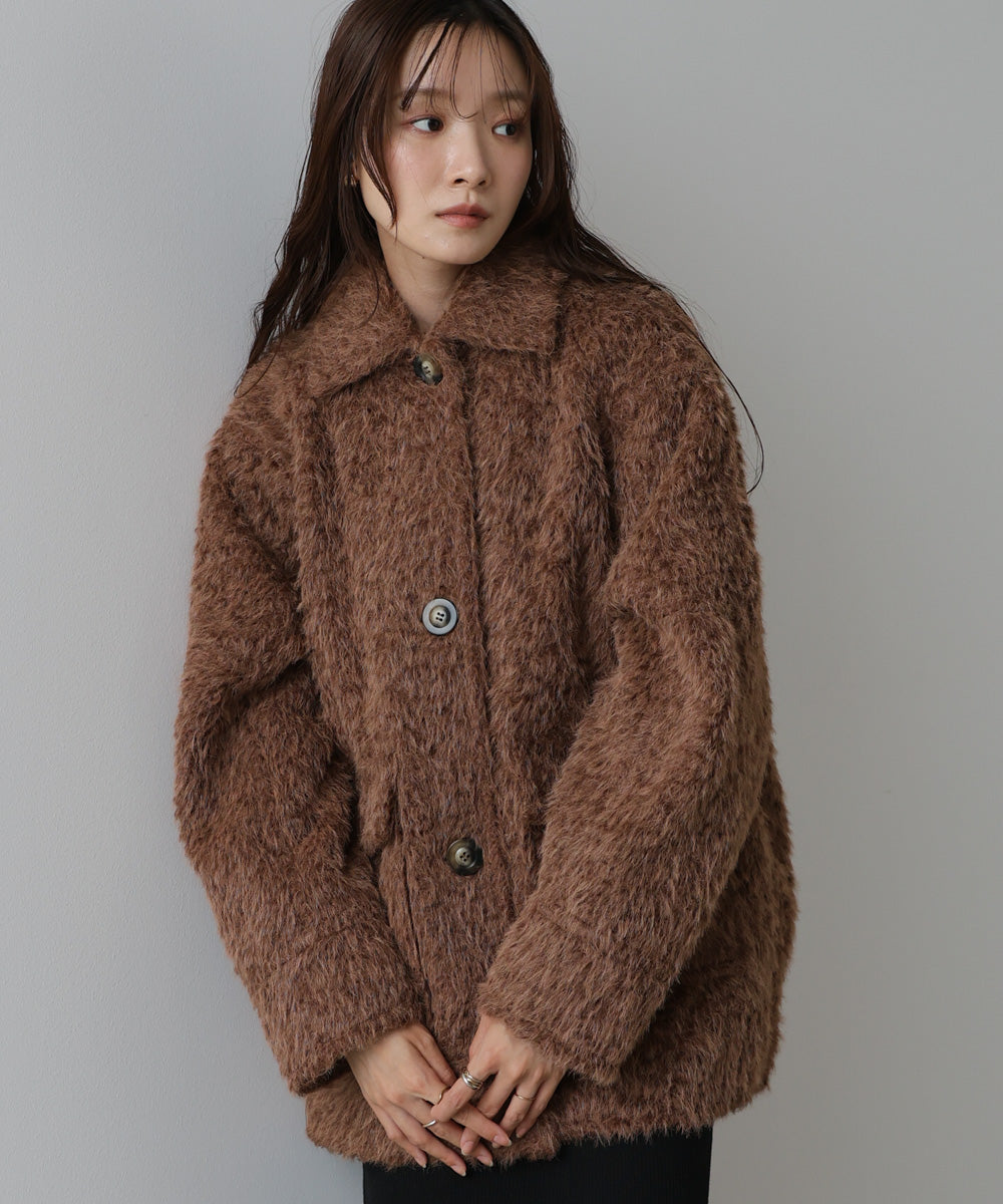 シャギーミドルアウター