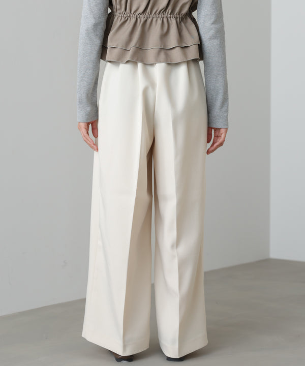 ツータックワイドパンツ