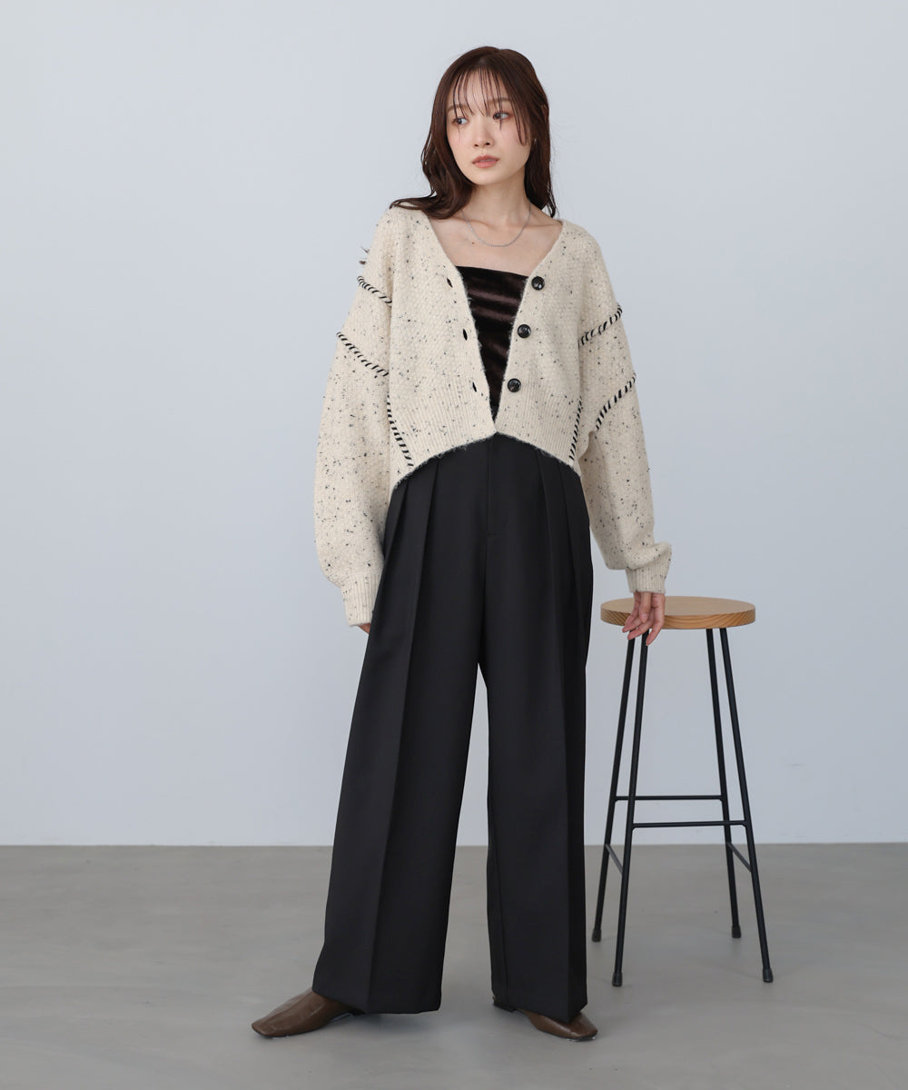 ツータックワイドパンツ