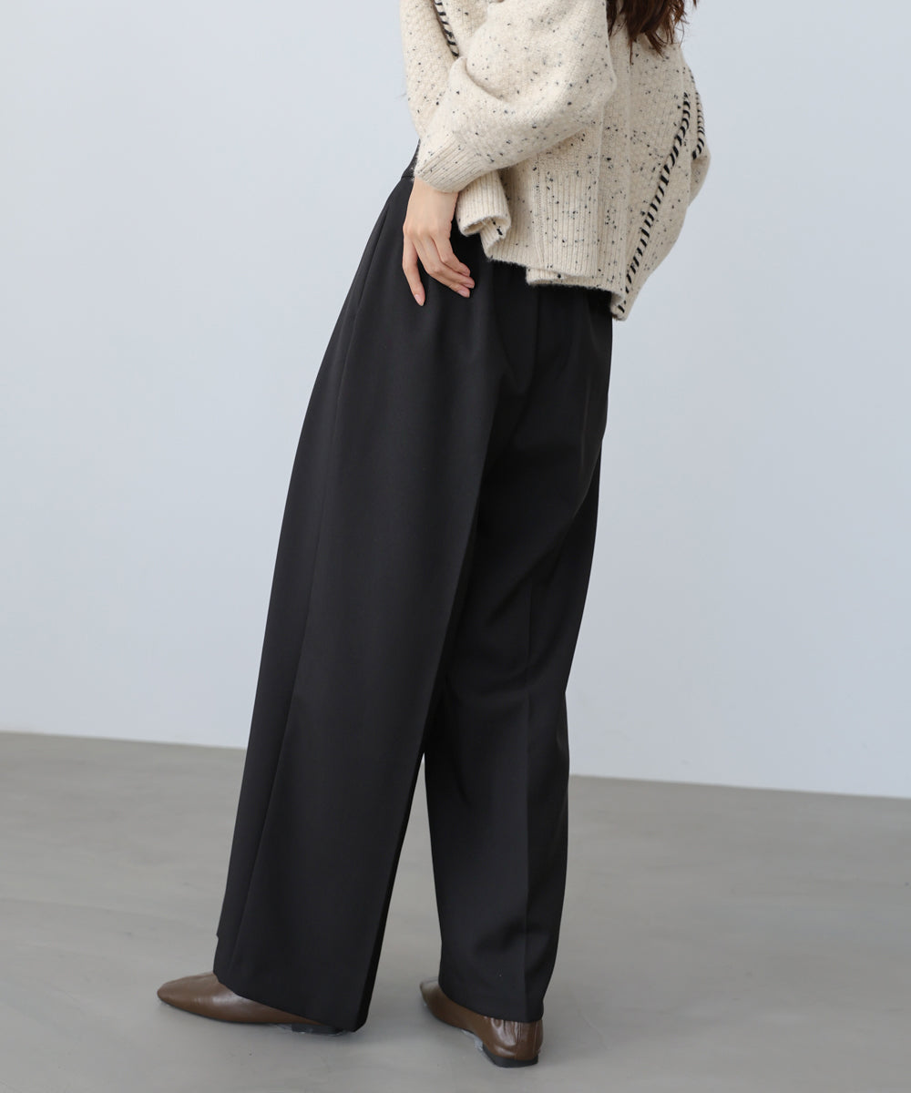 ツータックワイドパンツ