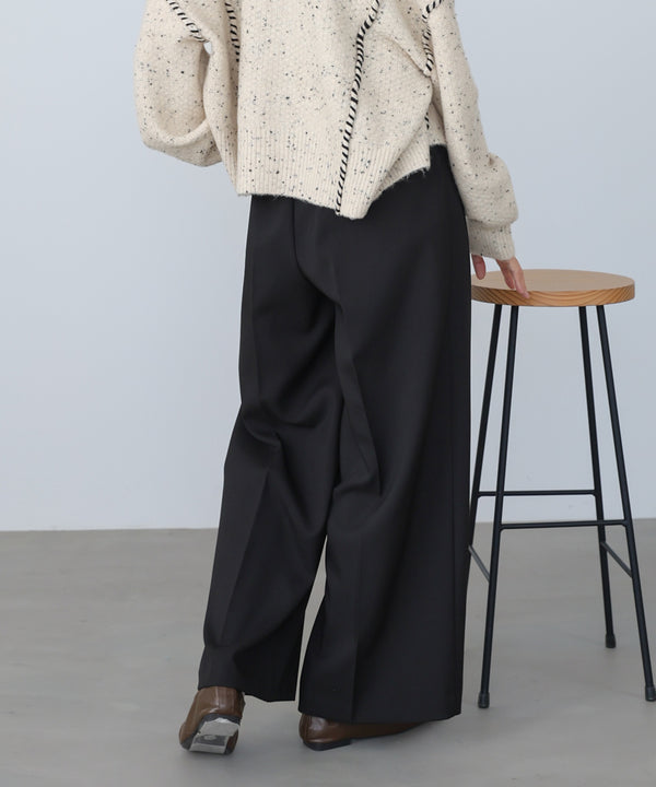 ツータックワイドパンツ