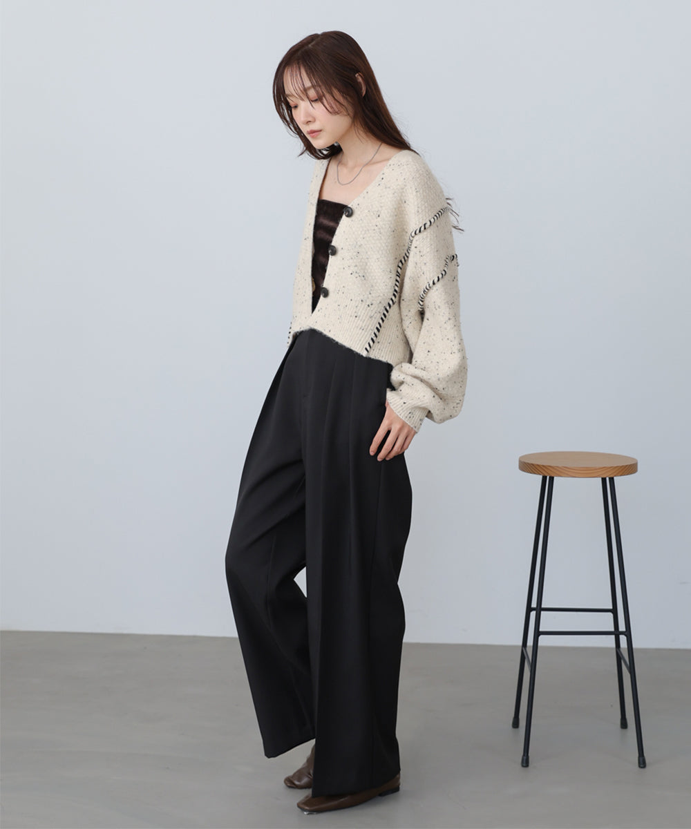 ツータックワイドパンツ