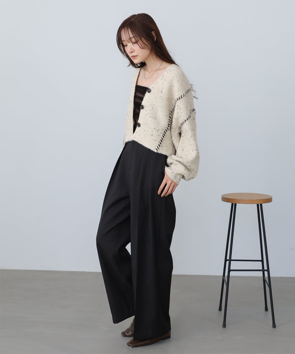 ツータックワイドパンツ