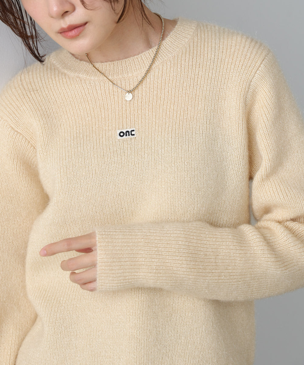 シャギーシャイニーニット