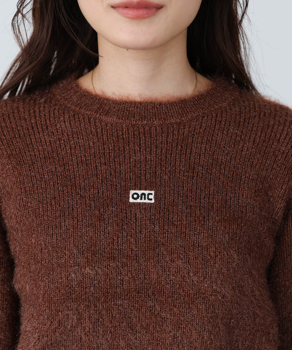 シャギーシャイニーニット