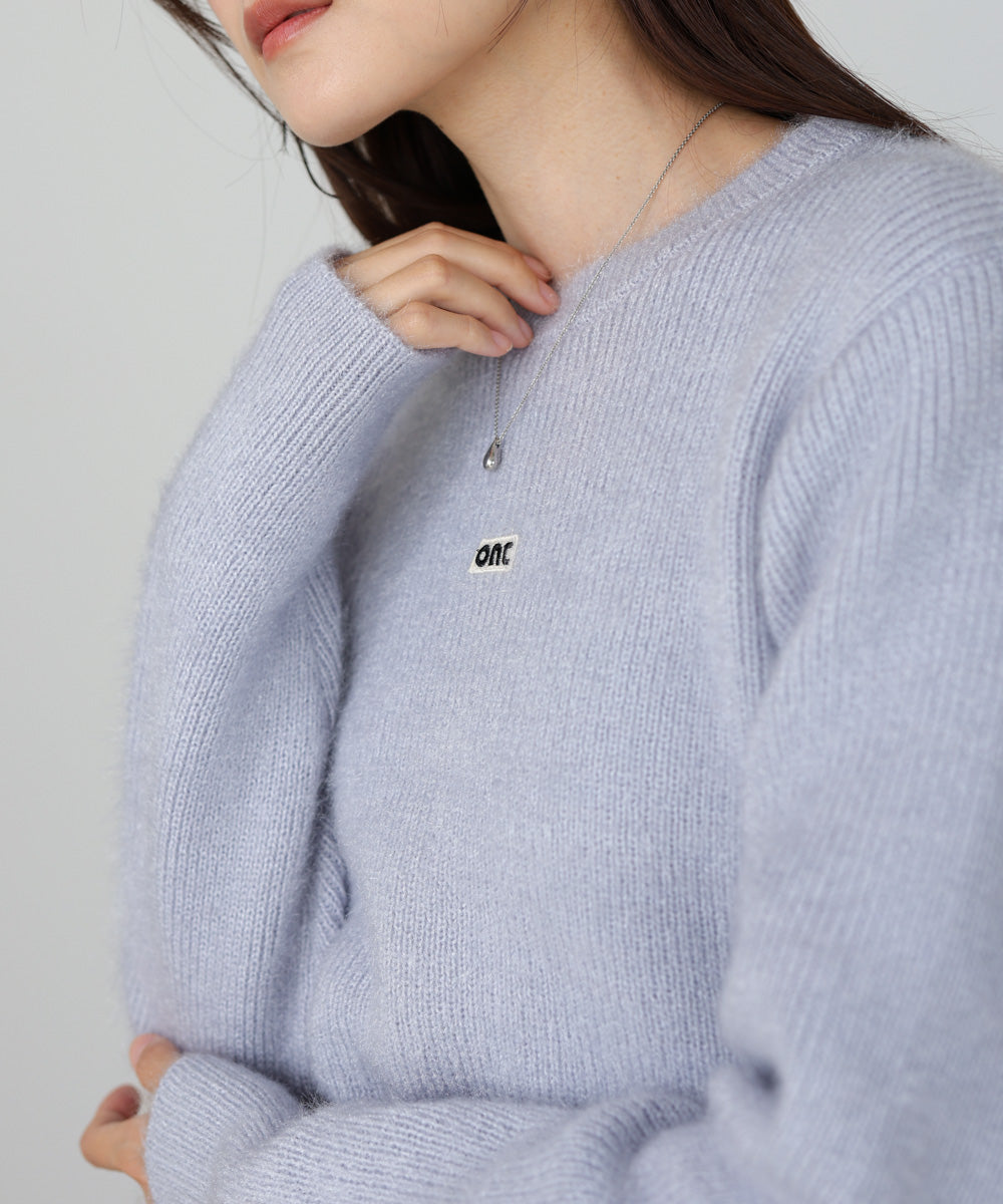 シャギーシャイニーニット