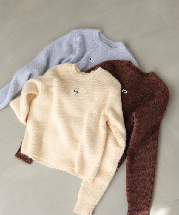 シャギーシャイニーニット