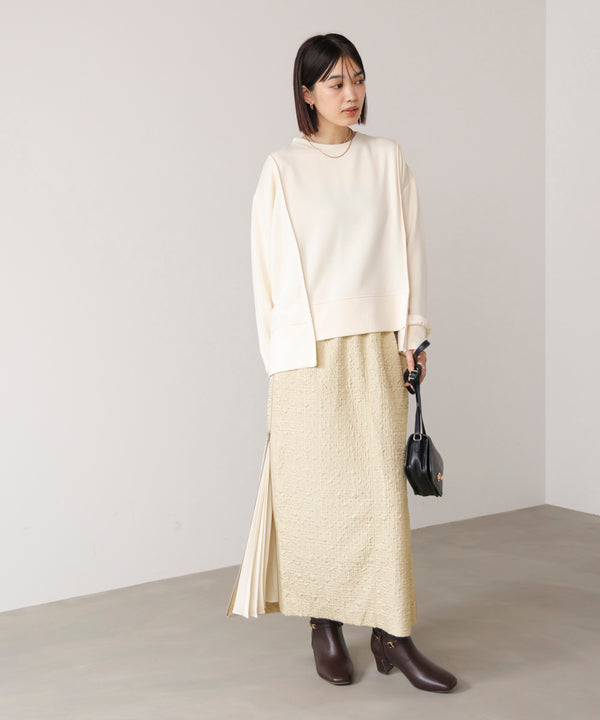 サイドＺＩＰエンボススカート［11/7発送予定］
