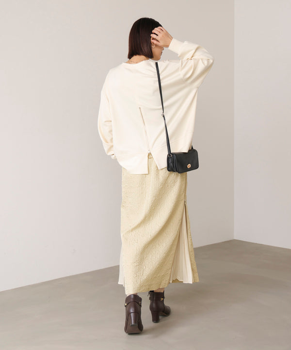 サイドＺＩＰエンボススカート［11/7発送予定］