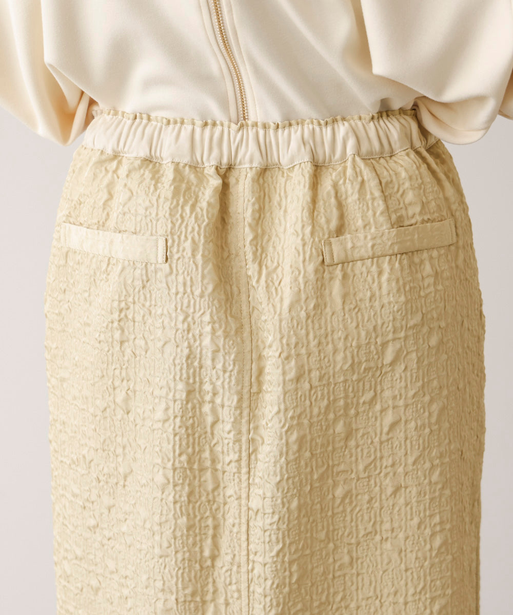 サイドＺＩＰエンボススカート［11/7発送予定］