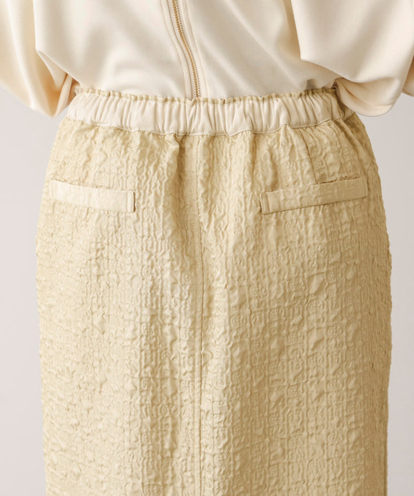 サイドＺＩＰエンボススカート［11/7発送予定］