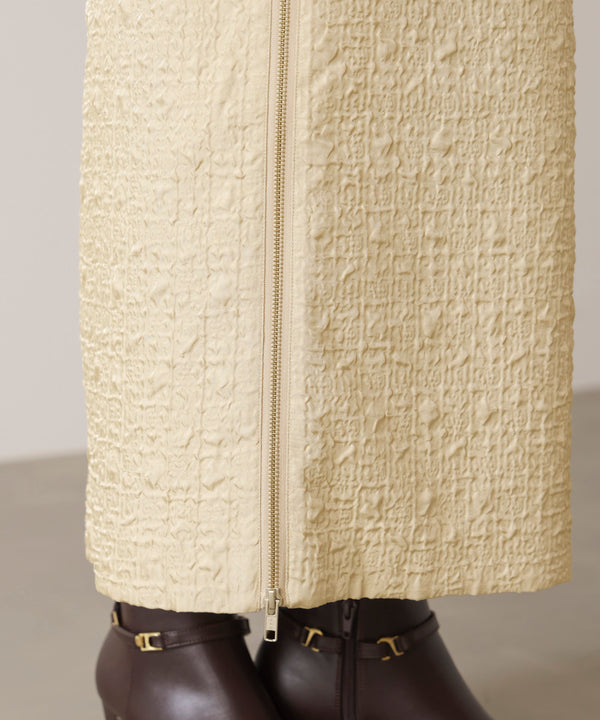 サイドＺＩＰエンボススカート［11/7発送予定］