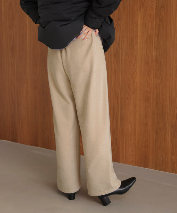 起毛リラックスパンツ