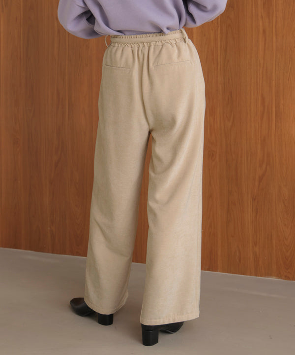 起毛リラックスパンツ