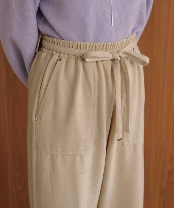 起毛リラックスパンツ