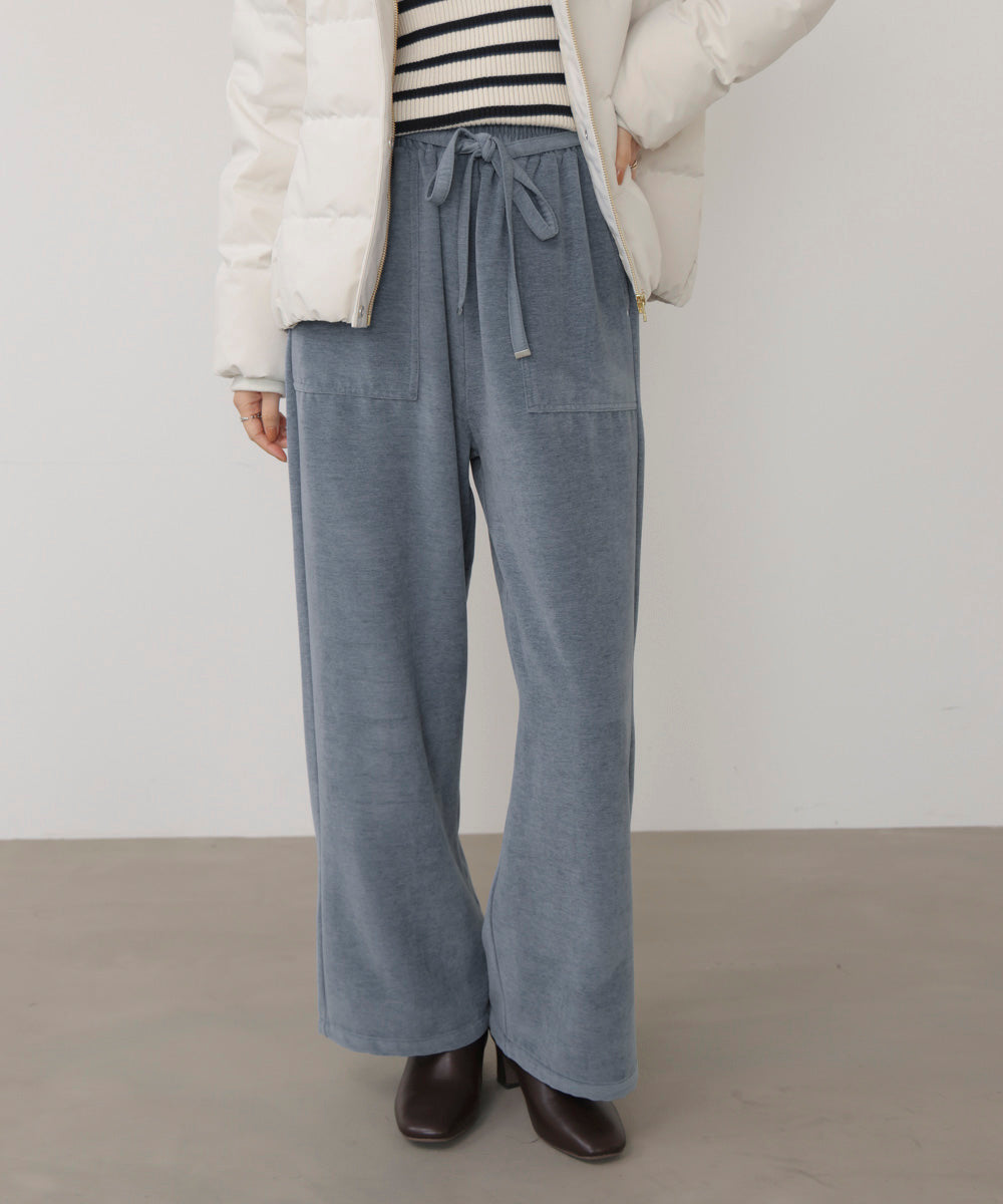 起毛リラックスパンツ