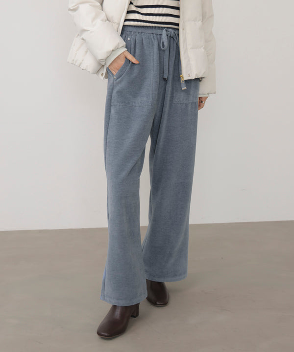 起毛リラックスパンツ