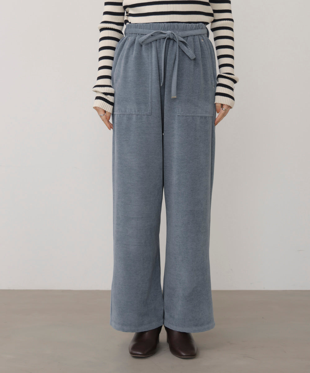 起毛リラックスパンツ