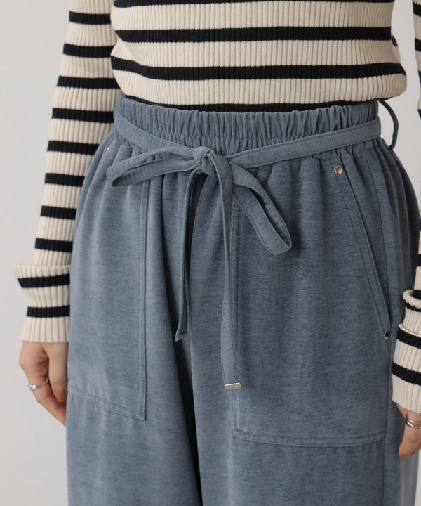 起毛リラックスパンツ