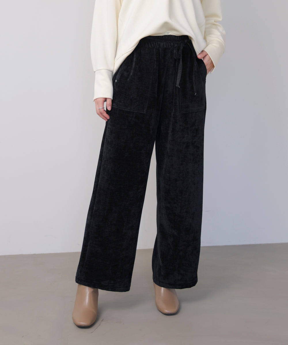 起毛リラックスパンツ